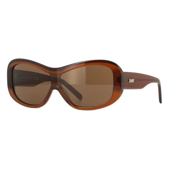 A1364Z New DMY STUDIOS Nina Brown Shield DMYSUN17 TRU Sunglasses Women - Picture 1 of 4